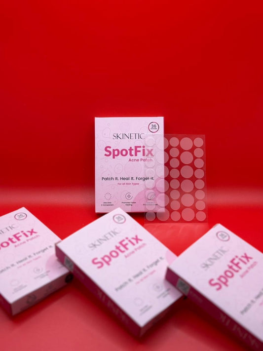 Spotfix Acne Patches – Hydrocolloid Pimple Care (36 Patches)