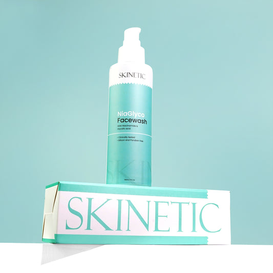 🧼 Skinetic Niaglyco Brightening Facewash – Niacinamide + Glycolic Acid