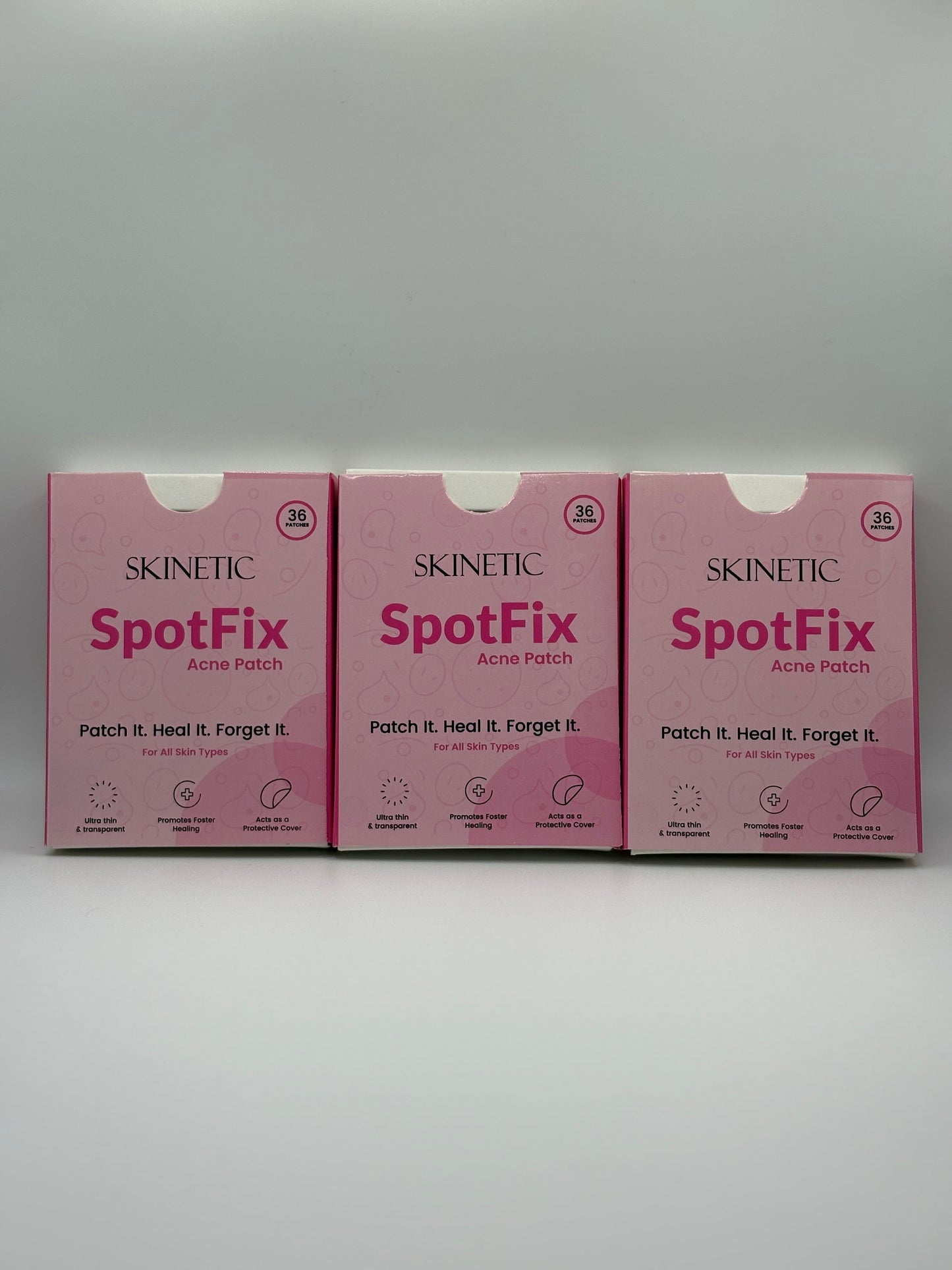SpotFix Acne Patches - 36 Patches (Pack of 3)