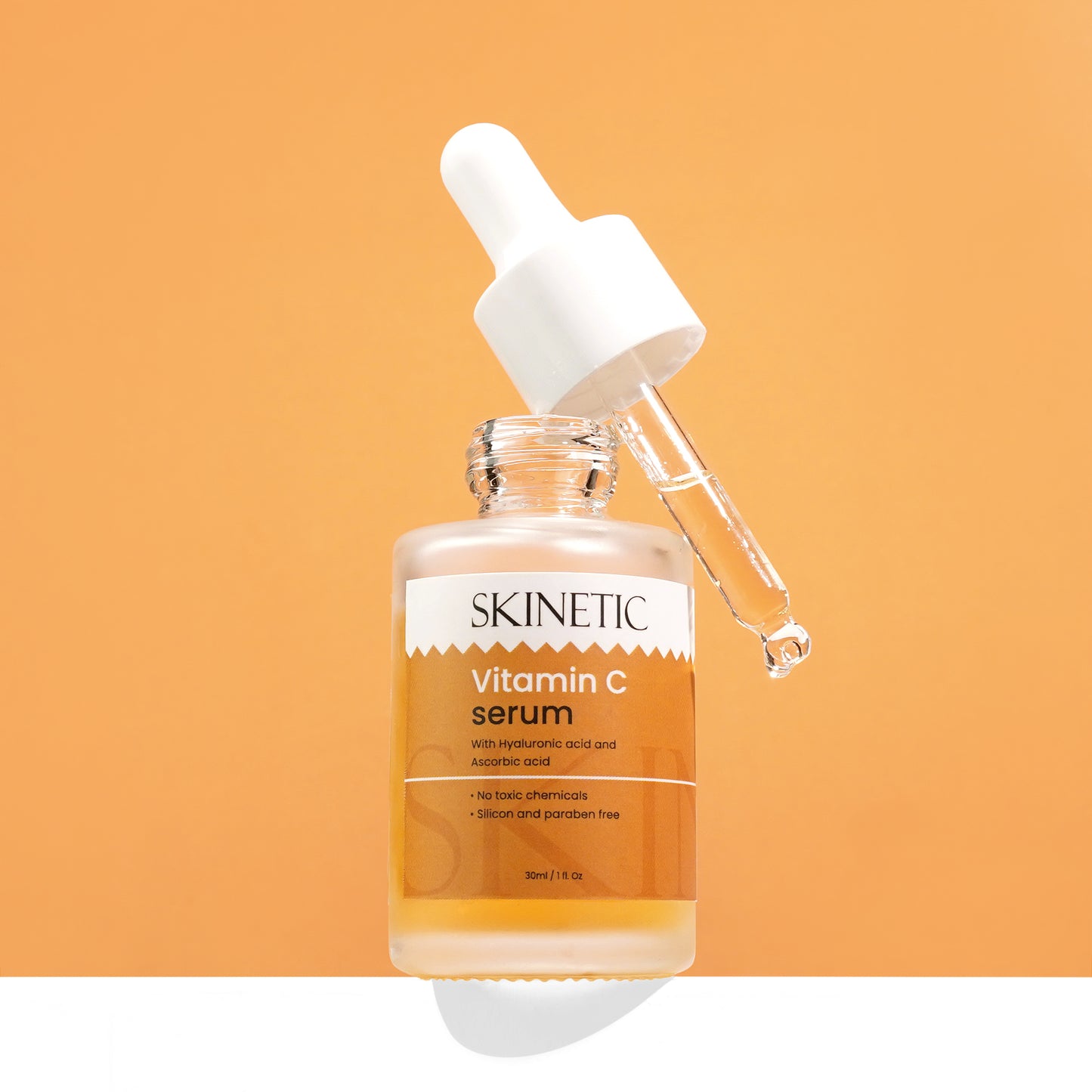 🍊 Skinetic Glow Boost Vitamin C Serum – Ascorbic Acid + Hyaluronic Acid