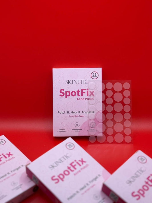 Spotfix Acne Patches – Hydrocolloid Pimple Care (36 Patches)